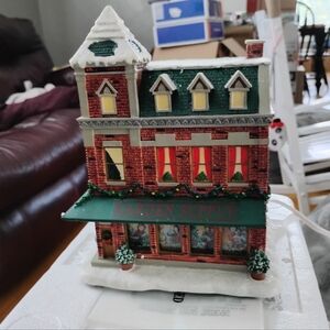 Hawthorne Village Firefighter Christmas Village Garden Supply Store